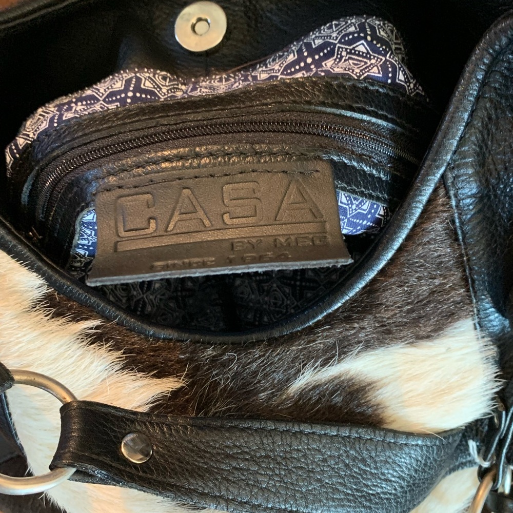 CASA COWHIDE HANDBAG - Picture 5 of 6